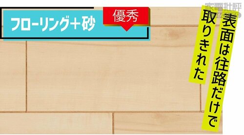 フローリング＋砂：優秀 キャニスター掃除機おすすめ イメージ