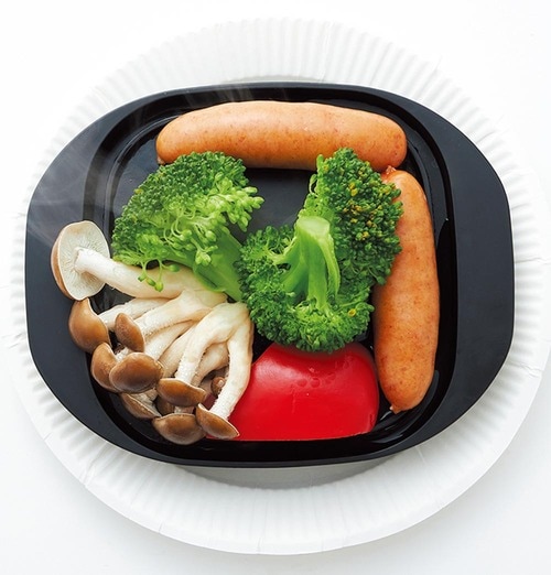 野菜やソーセージは芯まで熱が通っていた イメージ