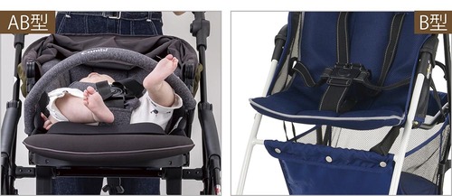 B型はフロントバーなしや別売りも B型ベビーカーおすすめ イメージ