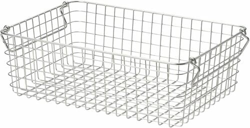 スタプロの収納アイテムを無印と比較おすすめ 無印良品 ステンレスワイヤーバスケット3 イメージ1