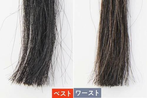 暗い色みをしっかりキープ 部分的な色抜けも一切ナシ! カラー後シャンプーおすすめ イメージ
