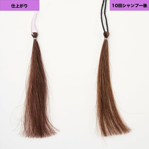 グレーみがありパープル要素は少ない パープル（紫）のヘアカラーおすすめ イメージ