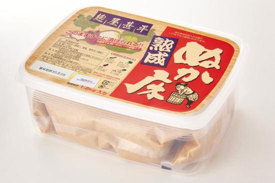 マルアイ食品:麹屋甚平 熟成ぬか床 1.2kg:調味料