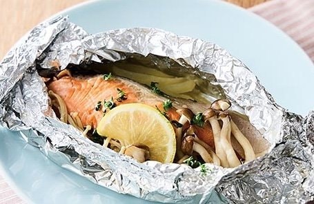 鮭のホイル焼き（調理方法：蒸す） イメージ