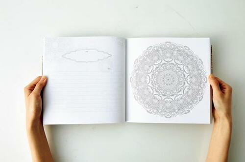 「healing mandalas 心を鎮める、マンダラヒーリングbook」 大人の塗り絵おすすめ イメージ2