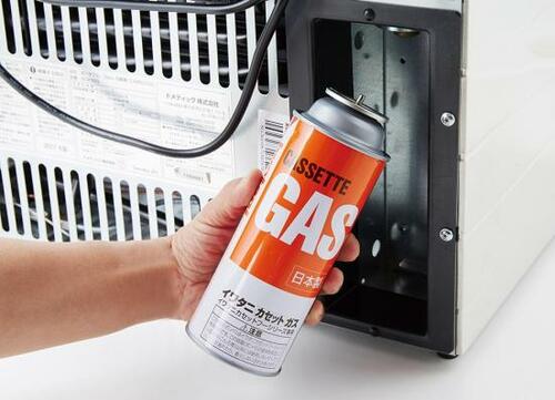 ガスボンベで冷却するドメスティックの冷蔵庫 イメージ2