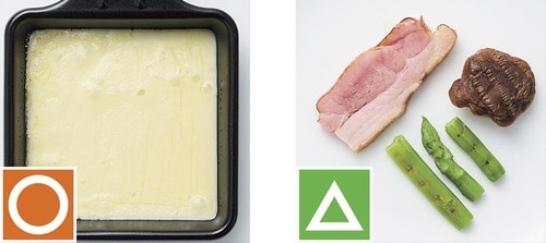 食材の火の通り・チーズの溶け具合 ラクレットメーカーおすすめ イメージ