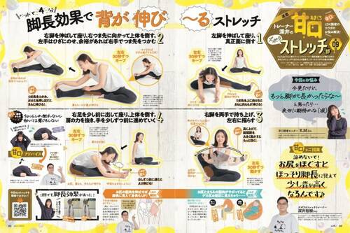 「ズボラストレッチ」でカラダをラクに! ズボラストレッチおすすめ イメージ