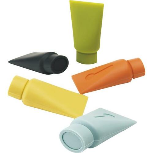 部屋の隅にもユーモアを！ 「+d チューブドアストッパー」 イメージ