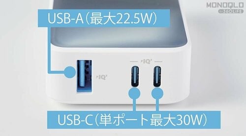同時充電時で最大24W! モバイルバッテリーおすすめ イメージ