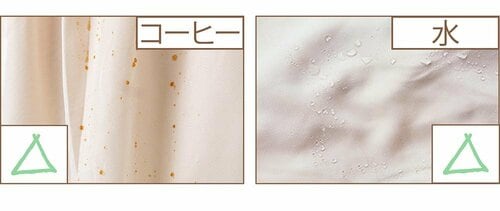 撥水性はイマイチ イメージ