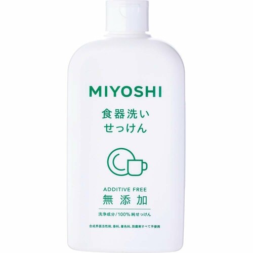 食器用洗剤おすすめ ミヨシ石鹸 食器洗いせっけん イメージ
