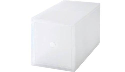 トップバリュ:HCクリア引き出しケース:収納:クリアケース