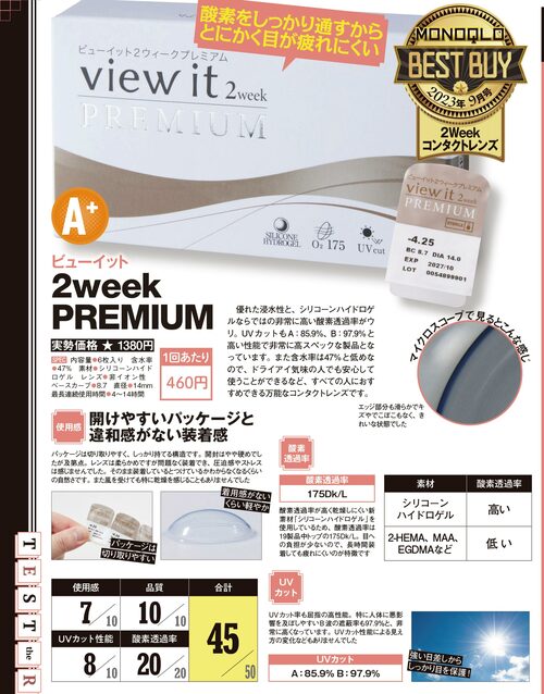 2weekコンタクトレンズのメリットは? 2weekコンタクトレンズおすすめ イメージ
