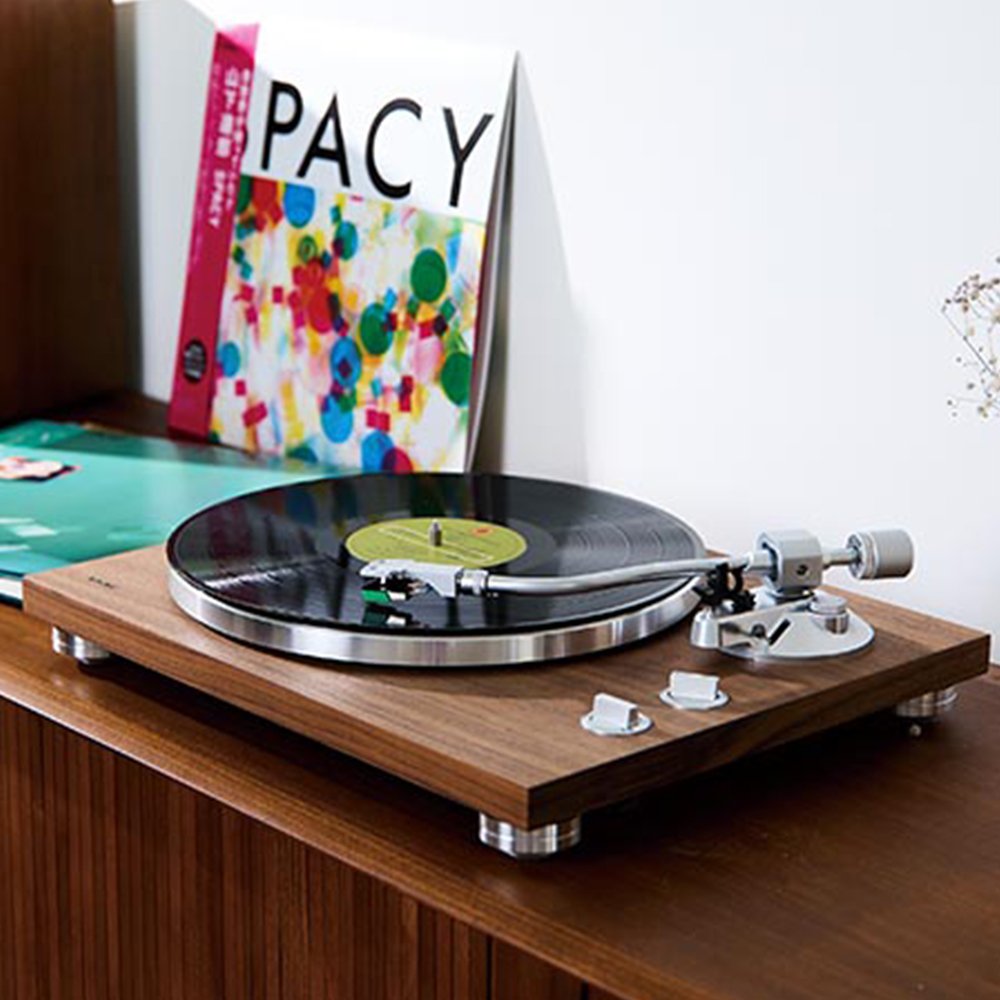 Amazon.co.jp: TEAC TN-350-SE Cherry Analog Turntable with Built-in Phono  Amplifier : Electronics