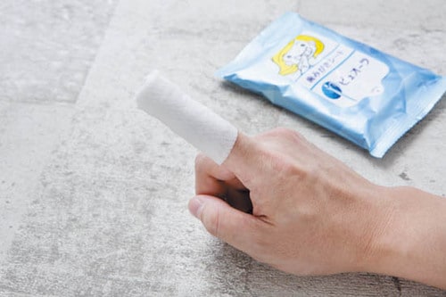 ［必需品④］口内も清潔に水がなくても磨けます イメージ