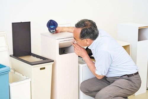 共通テスト2：ニオイ付着 キッチン用ゴミ箱おすすめ イメージ