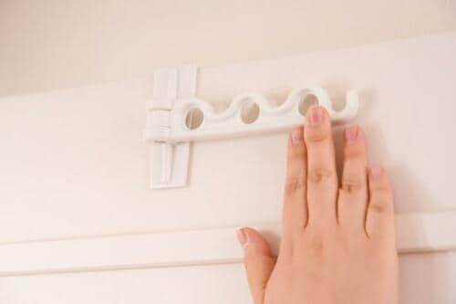 【その③】まとめて干せます！使わないときはしまえて便利 イメージ2