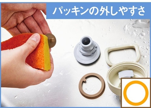 パッキンの紛失に注意 スポーツ向け水筒おすすめ イメージ