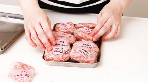 2:豚ひき肉を100gずつ冷凍保存 アイラップ冷凍おすすめ イメージ