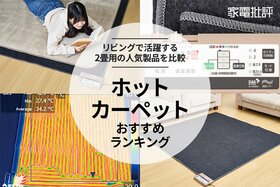 【家電批評公式】ホットカーペットのおすすめランキング。2畳用の人気製品を徹底比較