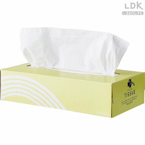 ドラッグストアPBのティッシュペーパーおすすめ くらしリズム カミ商事 ピュアパルプティシュ イメージ2