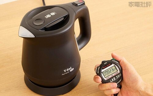 カップ2杯分と満水で測定 電気ケトルおすすめ イメージ