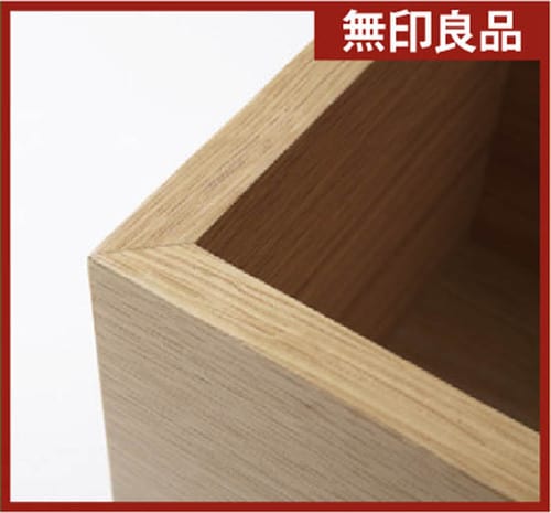 ［角の仕上がり］ビシッと直角両者互角のとんがりっぷりでした 壁付け家具おすすめ イメージ