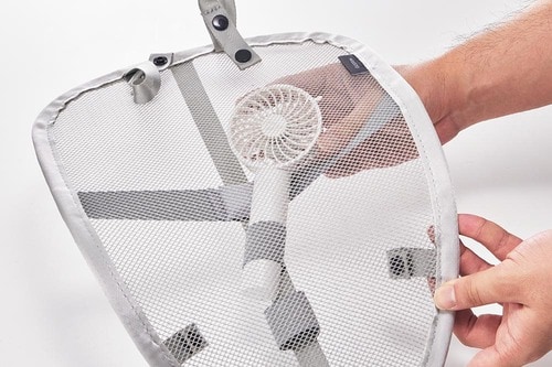 市販のハンディファンを取り付けられる イメージ