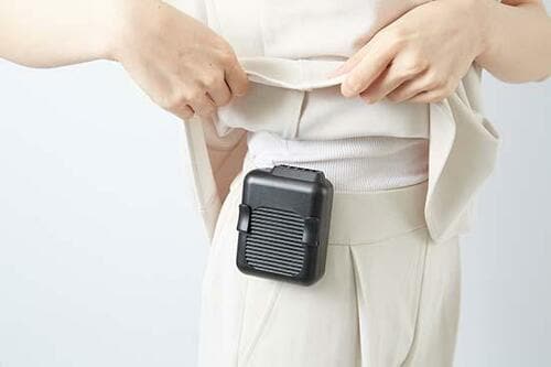 冷却効果はやはりそこそこのTowkka「腰掛け小型ファン G20」