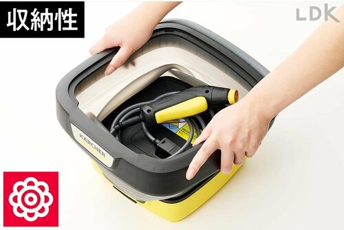 収納性:◎+ コードレス高圧洗浄機おすすめ イメージ
