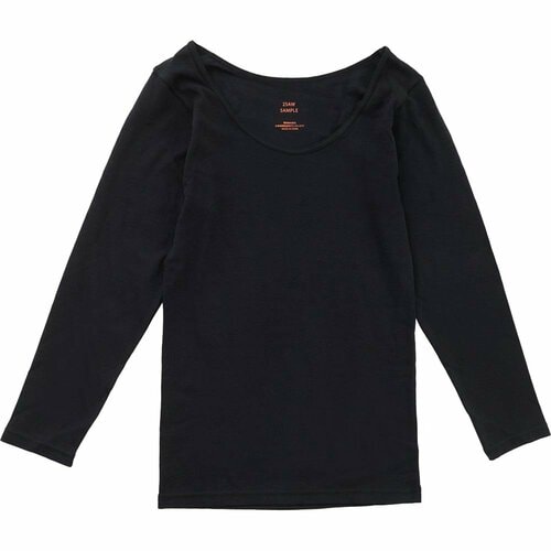 レディース用あったかインナーおすすめ 福助 ［満足］ 発熱綿インナー 8分袖シャツ イメージ