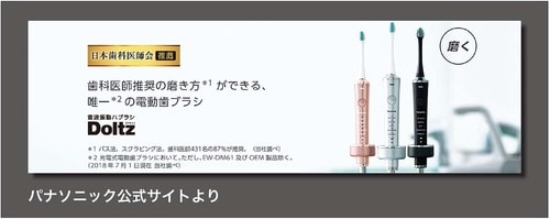 3大ブランドのいずれも掲げる 「歯科医推奨」というコピー イメージ2