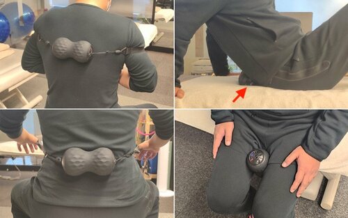 結果：体の各部位にフィットするピーナッツ形状が絶妙！ イメージ