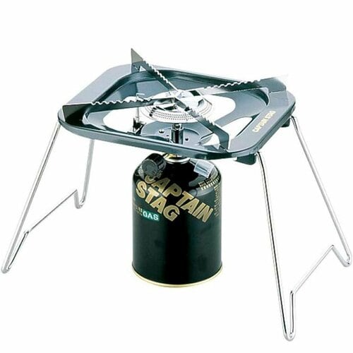 シングルバーナーおすすめ キャプテンスタッグ 大型五徳ガスバーナーコンロ イメージ