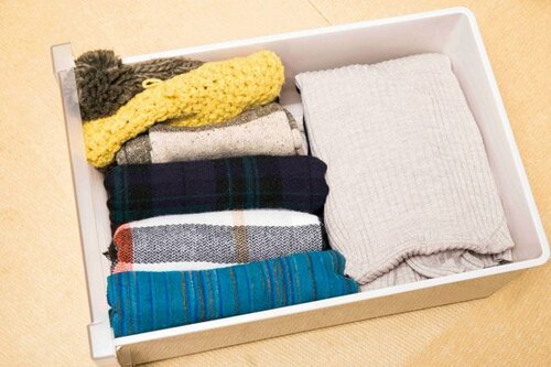 季節モノをパーシャル衣替え!面倒な衣替えが一瞬で終わります