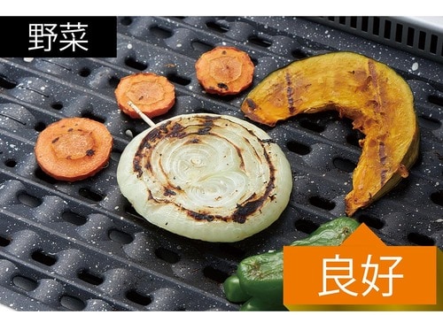 野菜はかぼちゃが甘い 家庭用無煙ロースターおすすめ イメージ
