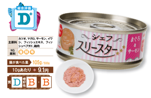 猫:ネコ:キャット:キャットフード:アイシア:シェフ スリースター テリーヌタイプ まぐろ＆サーモン