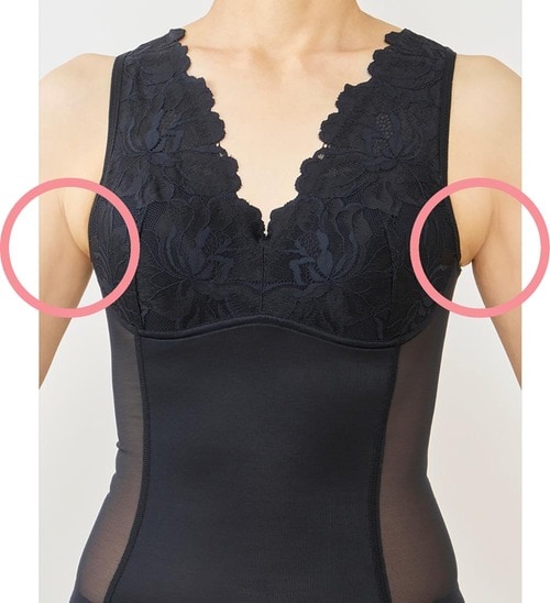 ハミ肉が出やすくマイナスに ボディシェイパーおすすめ イメージ