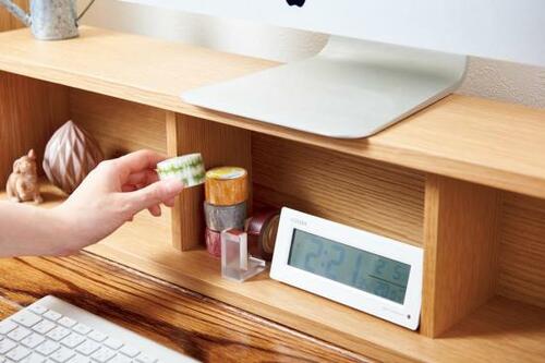 その1：パソコンまわりの収納無印の壁付け家具を代用でスッキリ イメージ3