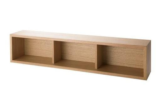 収納たっぷりのモニタ台に！ 無印良品「壁に付けられる家具」 イメージ