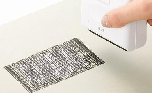 手軽に個人情報を守れる個人情報保護スタンプ イメージ