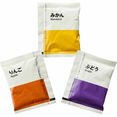 凍らせて食べるゼリー/シャーベットおすすめ 無印良品 冷やしておいしい 果汁100%ゼリー 3種のフルーツ イメージ2