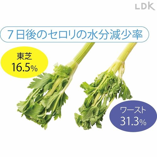 どんな野菜もうるおいキープ。使い切り野菜BOXが便利です 冷蔵庫おすすめ イメージ2