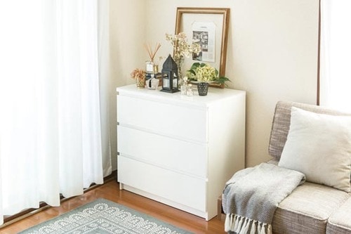 IKEA:イケア:家具:インテリア:シェルフ:MALM:チェスト