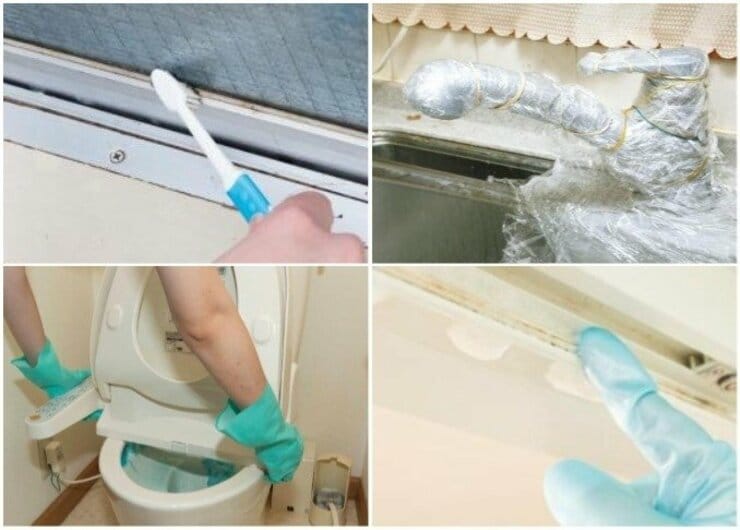 難敵はこう倒す！ お風呂・トイレの黒ずみ汚れ“最強お掃除ワザ”7選｜『LDK』が紹介