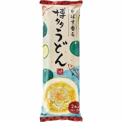 42位: もへじ「かぼす香る博多うどん」 カルディおすすめ イメージ