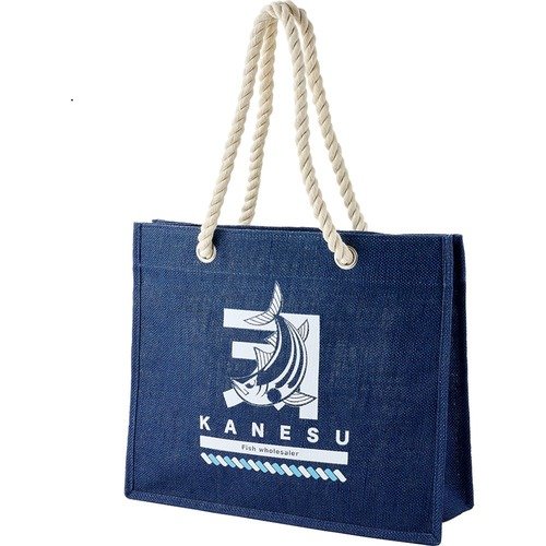 エコバッグおすすめ カネス商店 麻バッグ Marlinデザイン イメージ1