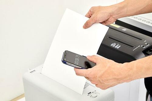 文字が読めないくらいに細断できるのが安心です イメージ3