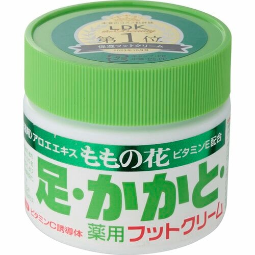 かかとクリームおすすめ ももの花 薬用フットクリーム イメージ